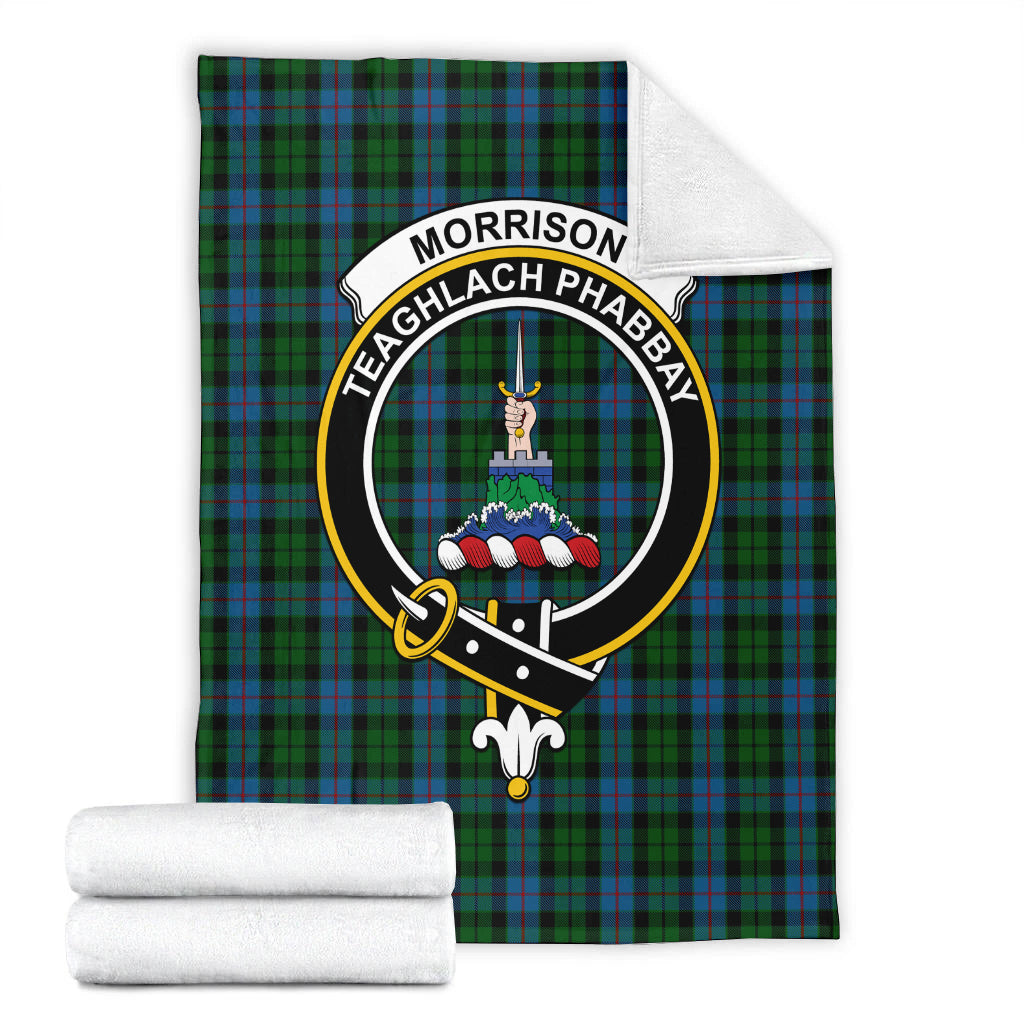 morrison-society-tartab-blanket-with-family-crest