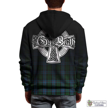 Morrison Society Tartan Hoodie Featuring Alba Gu Brath Family Crest Celtic Inspired