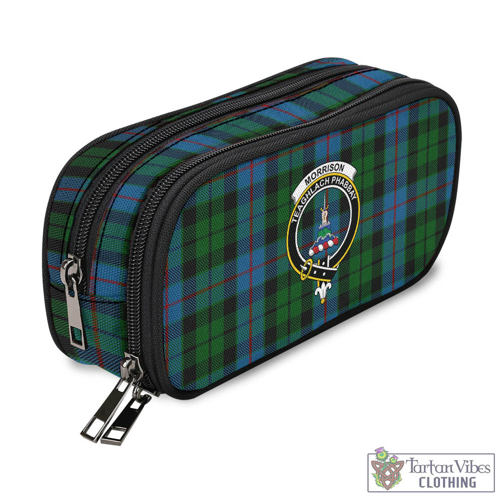 Tartan Vibes Clothing Morrison Society Tartan Pen and Pencil Case with Family Crest