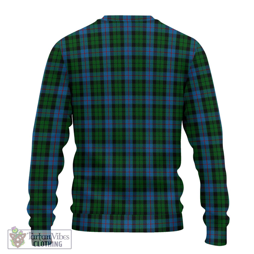 Morrison Society Tartan Knitted Sweater with Family Crest DNA In Me Style - Tartanvibesclothing Shop