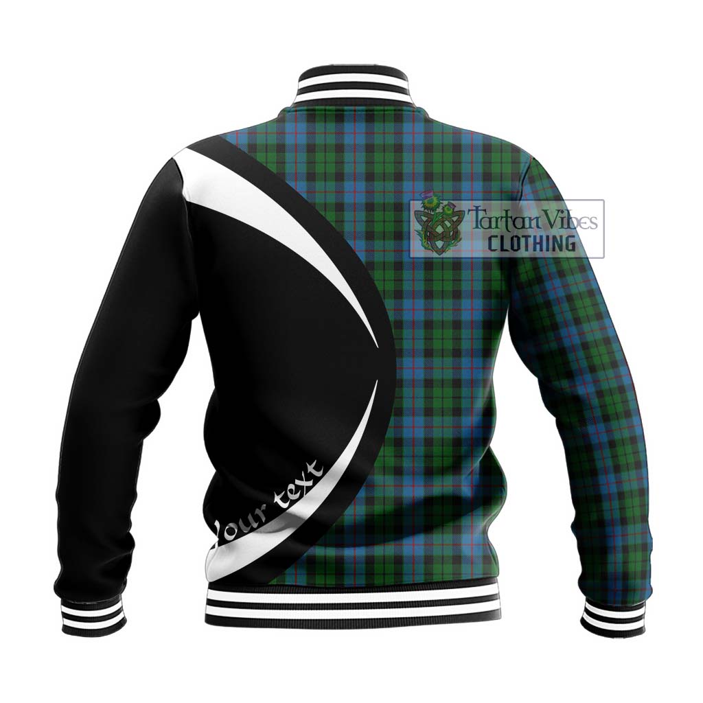 Morrison Society Tartan Baseball Jacket with Family Crest Circle Style - Tartan Vibes Clothing