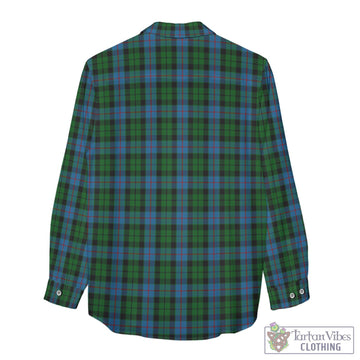 Morrison Society Tartan Women's Casual Shirt with Family Crest