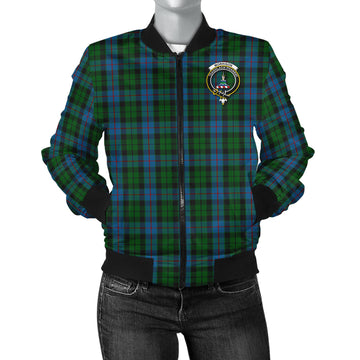 Morrison Society Tartan Bomber Jacket with Family Crest