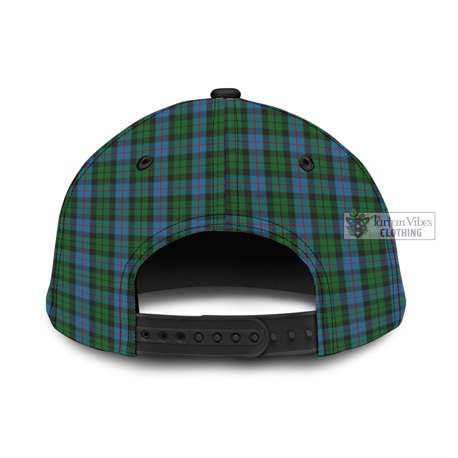 Tartan Vibes Clothing Morrison Society Tartan Classic Cap with Family Crest In Me Style