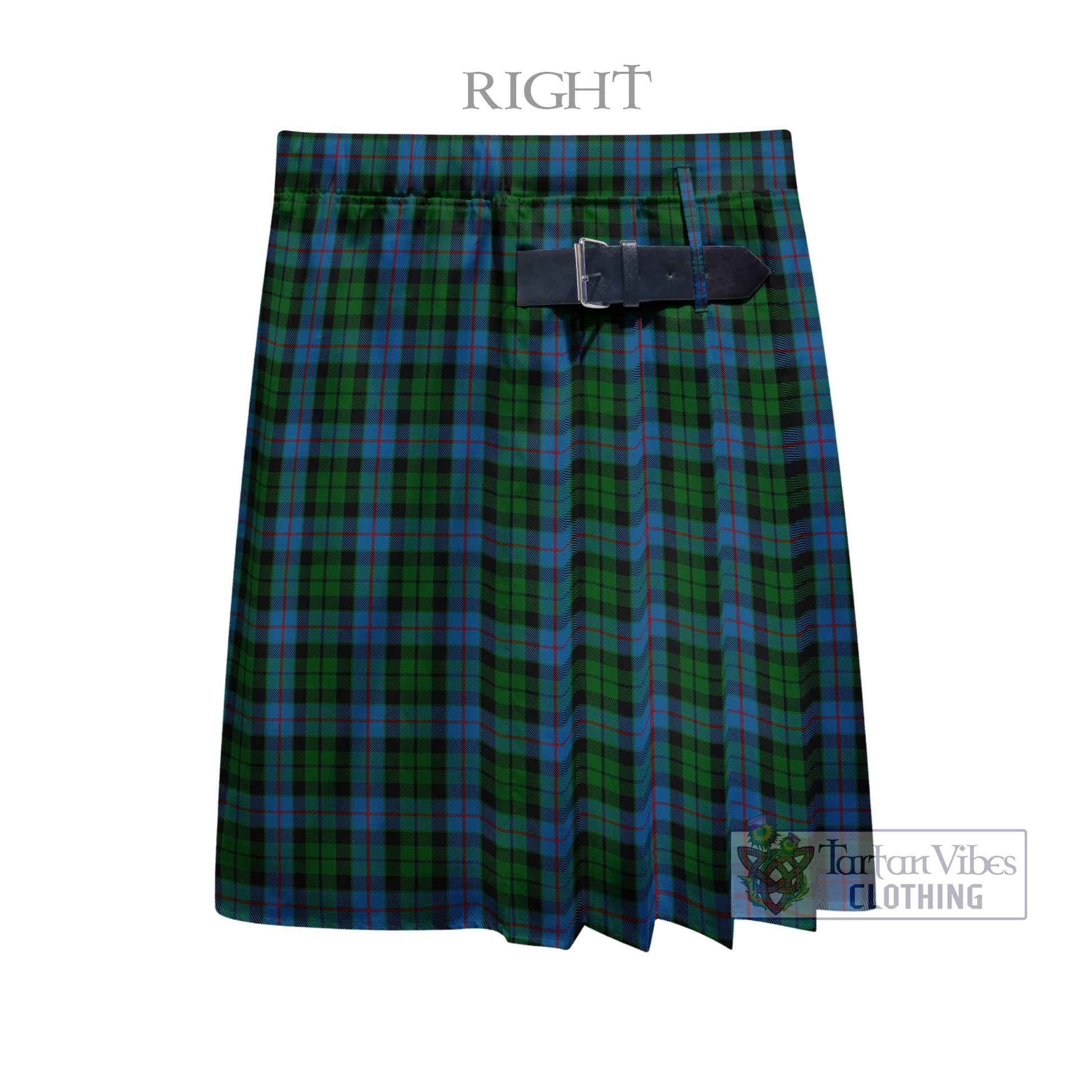 Tartan Vibes Clothing Morrison Society Tartan Men's Pleated Skirt - Fashion Casual Retro Scottish Style