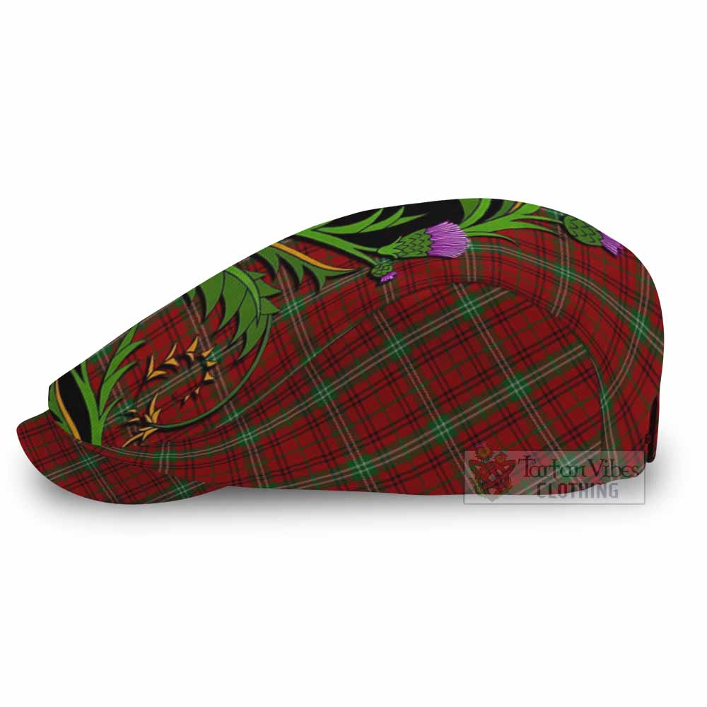 Morrison Tartan Flat Cap, Jeff Cap Scottish Thistle Pride Heritage Art - Tartan Vibes Clothing