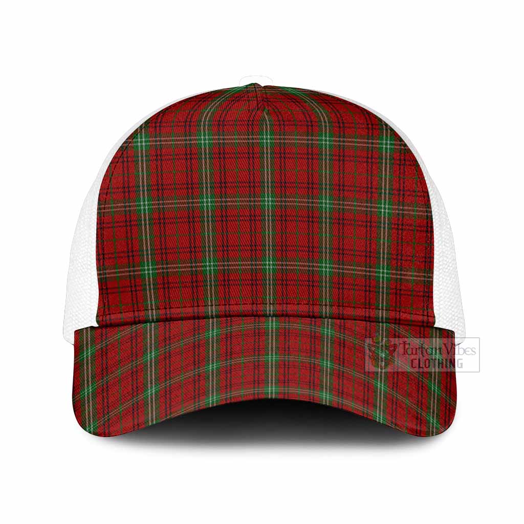Morrison Tartan Mesh Trucker Cap One Size (Adjustable) White - Tartan Vibes Clothing