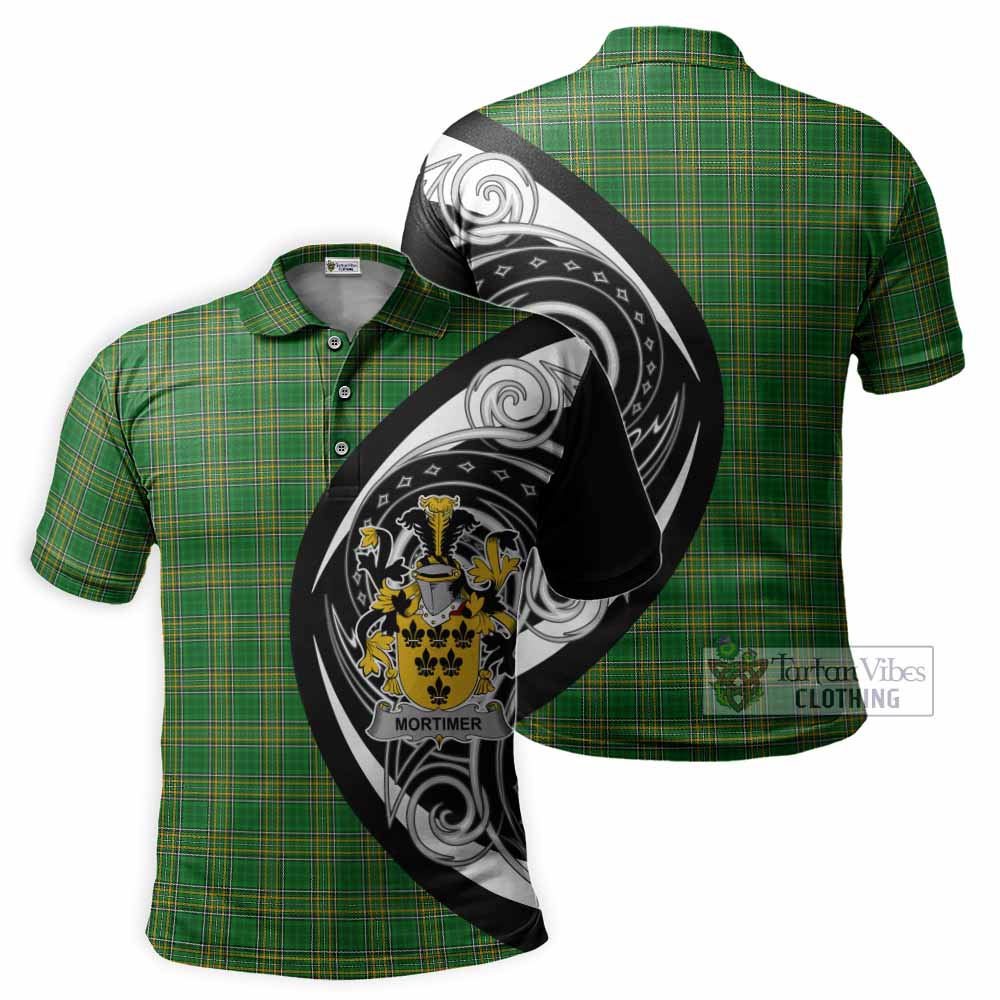 Mortimer Irish Clan Polo Shirt Celtic Circle Style - Tartan Vibes Clothing