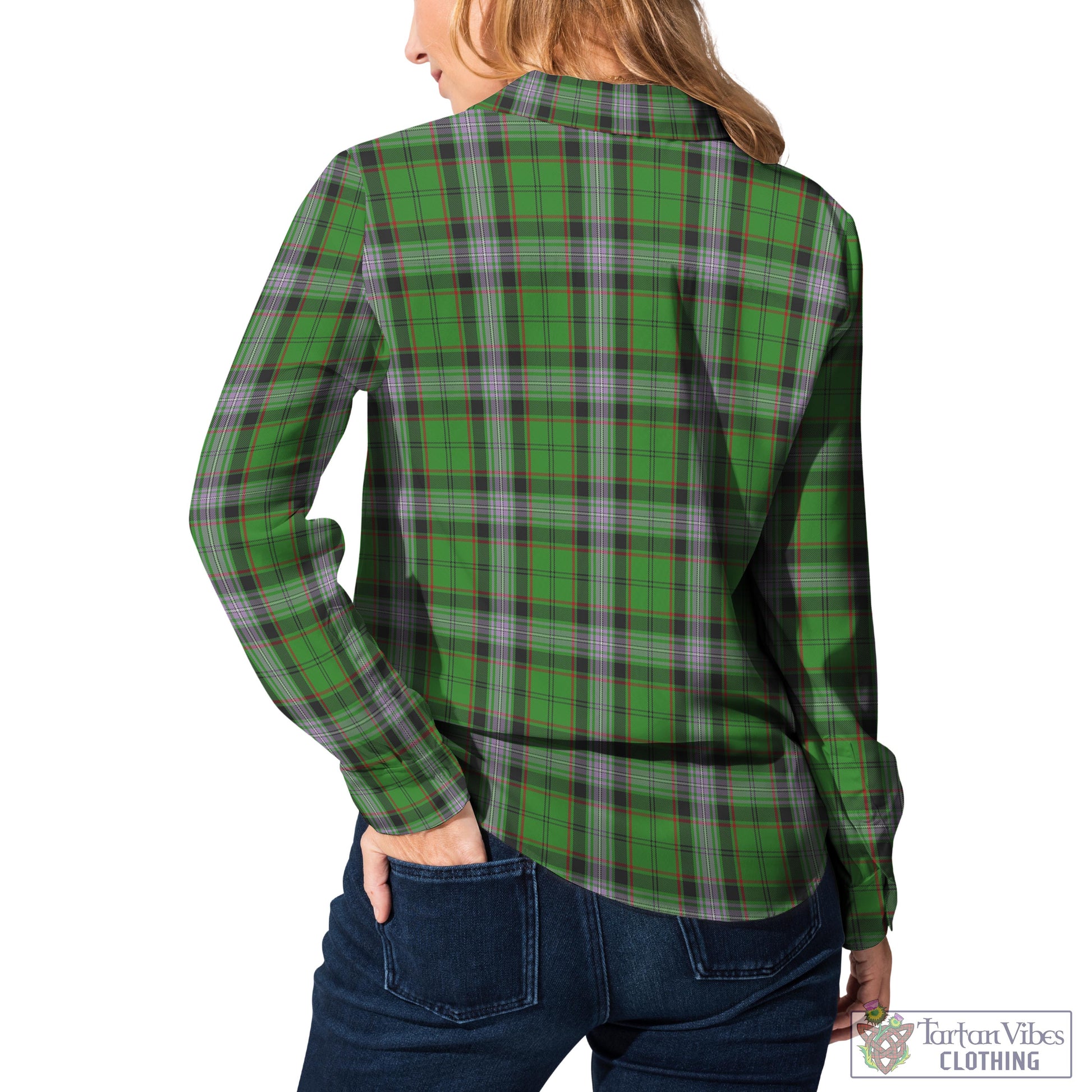 Moss Tartan Womens Casual Shirt