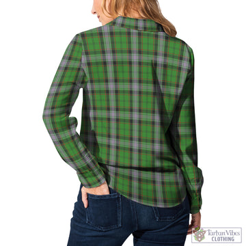 Moss Tartan Women's Casual Shirt