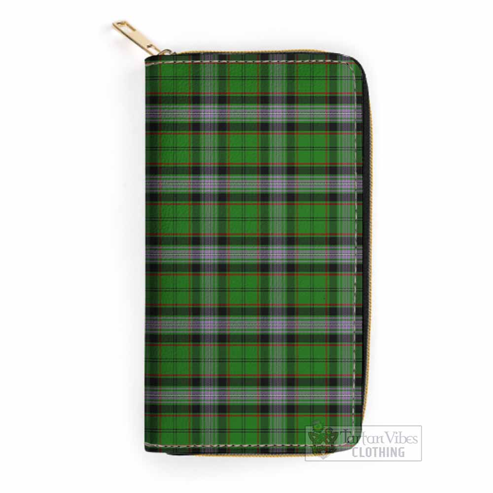 Moss Tartan Women's Leather Wallet One Size 19.7*10.5*3.5 cm - Tartan Vibes Clothing