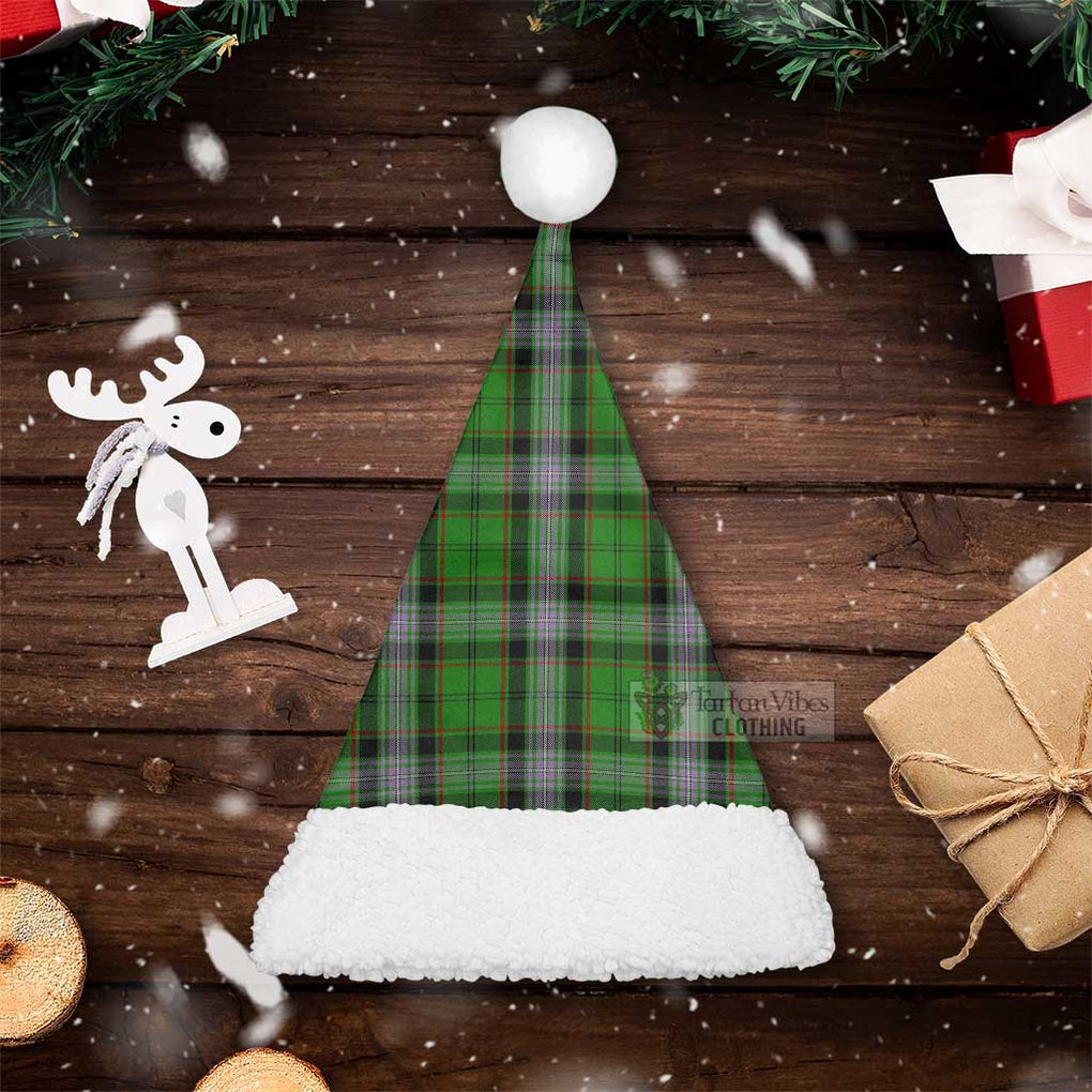 Moss Tartan Christmas Santa Hats Christmas Hat S 20.5in (52cm) - Tartan Vibes Clothing