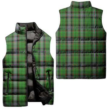 Moss Tartan Sleeveless Puffer Jacket Unisex - Tartan Vibes Clothing
