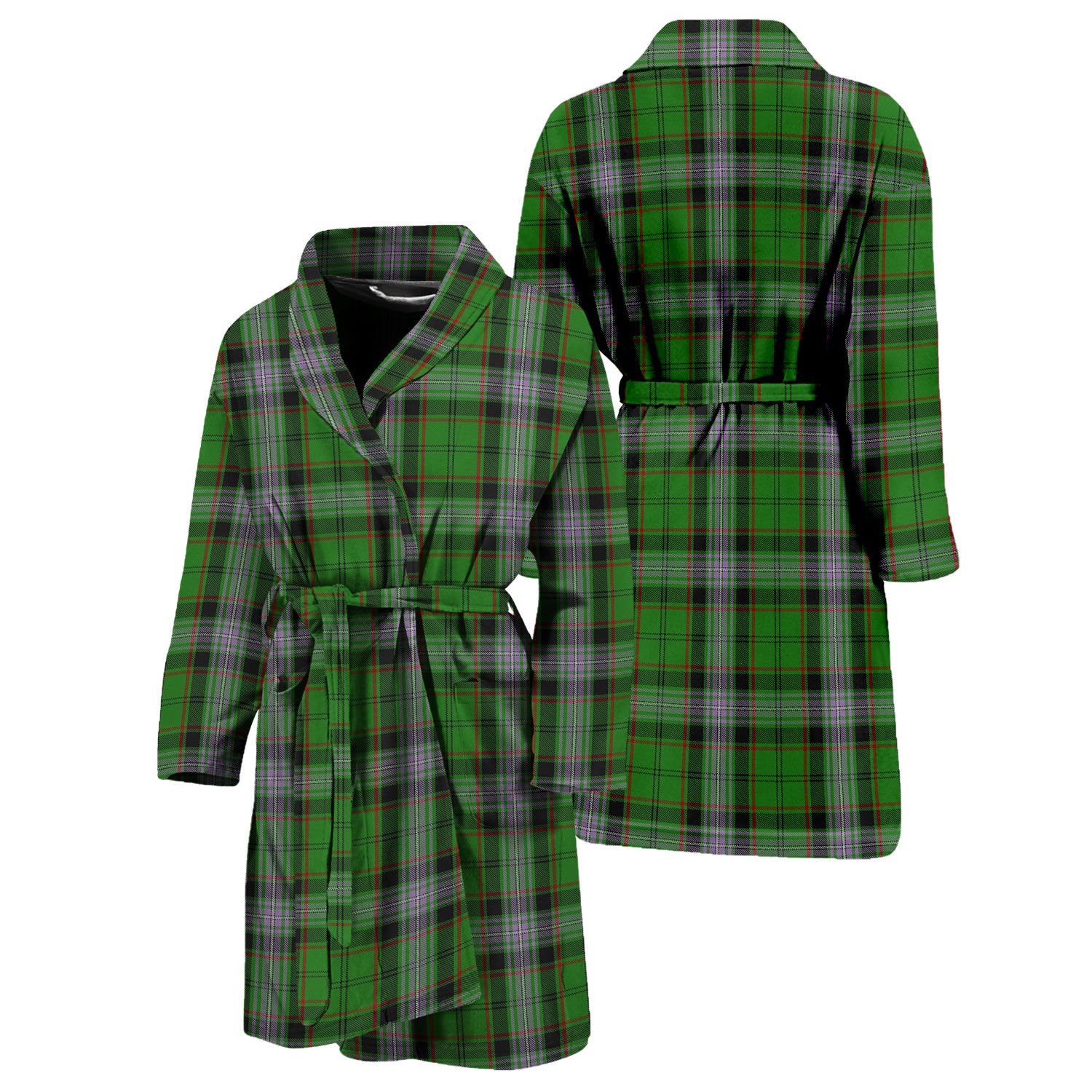 Moss Tartan Bathrobe Unisex M - Tartan Vibes Clothing