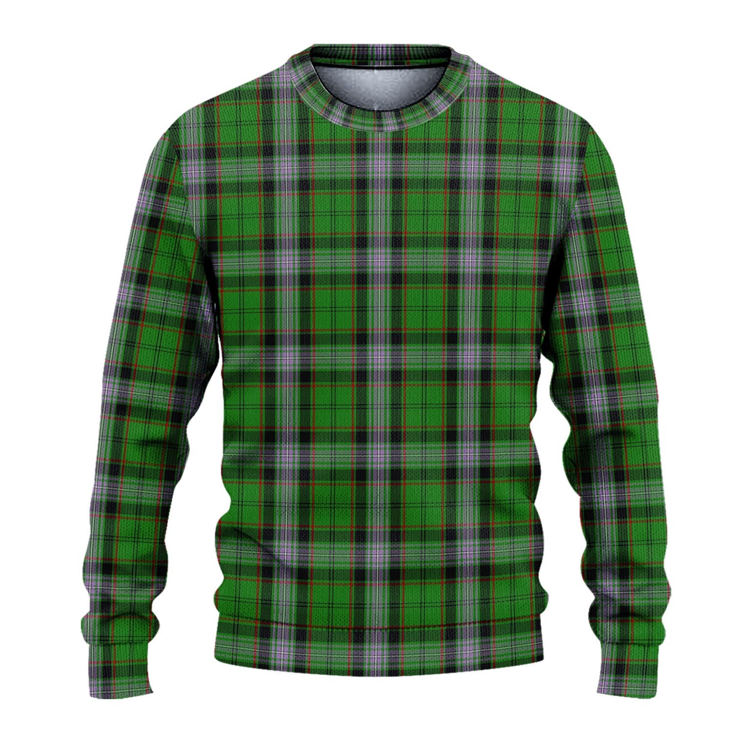 Moss Tartan Knitted Sweater - Tartanvibesclothing