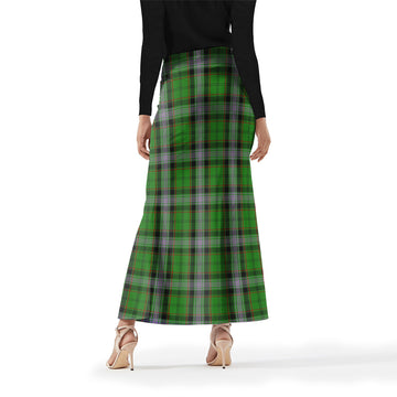 Moss Tartan Womens Full Length Skirt