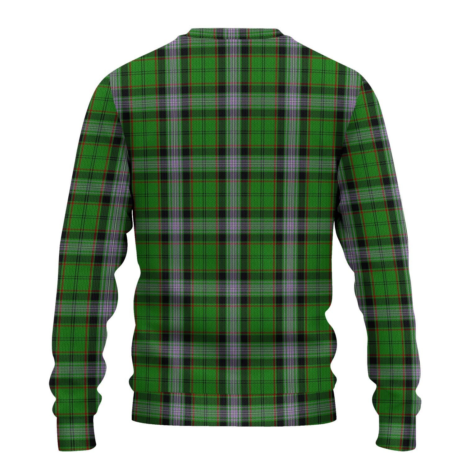 Moss Tartan Knitted Sweater - Tartanvibesclothing