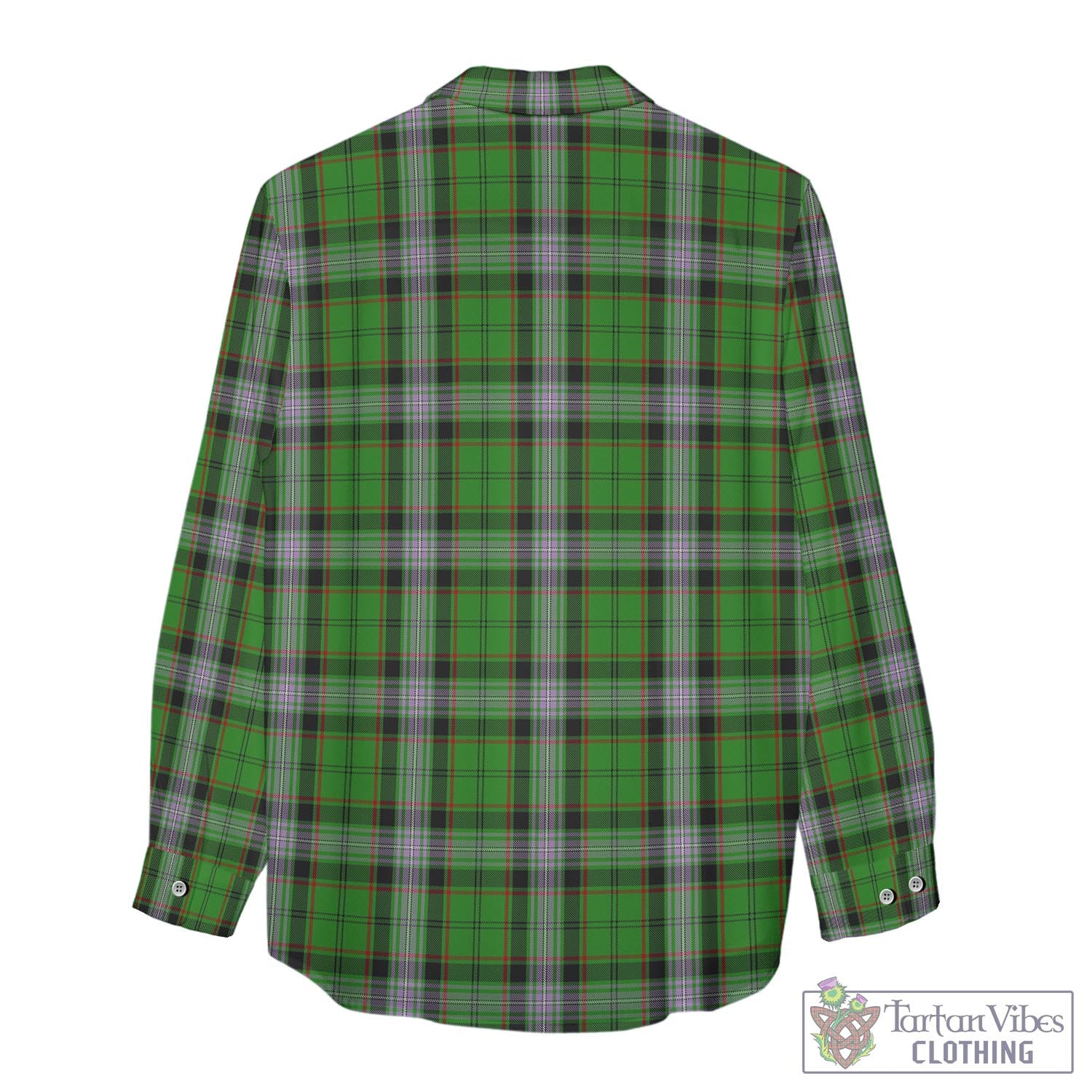 Moss Tartan Womens Casual Shirt