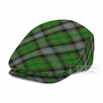 Moss Tartan Flat Cap, Jeff Cap Cross Style - Tartan Vibes Clothing