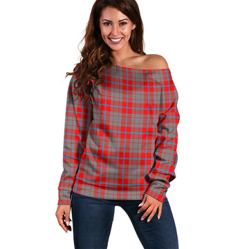 Moubray Tartan Off Shoulder Women Sweater Women - Tartan Vibes Clothing