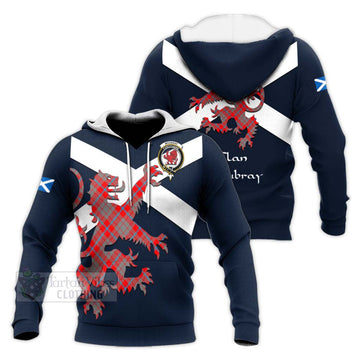 Moubray Tartan Lion Rampant Knitted Hoodie Proudly Display Your Heritage with Alba Gu Brath and Clan Name