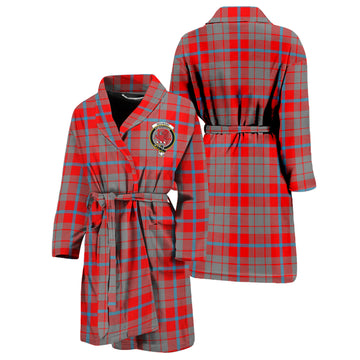 Moubray Tartan Bathrobe with Family Crest