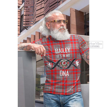 Moubray Tartan Cotton T-shirt with Family Crest DNA In Me Style Men's Shirt - Tartan Vibes Clothing