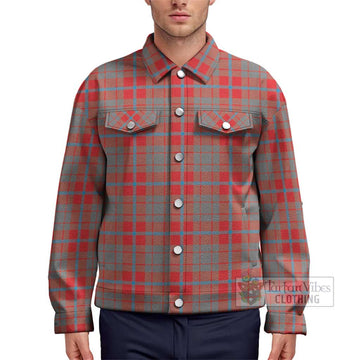 Moubray Tartan Unisex Lapel Cotton Jacket Unisex - Tartan Vibes Clothing