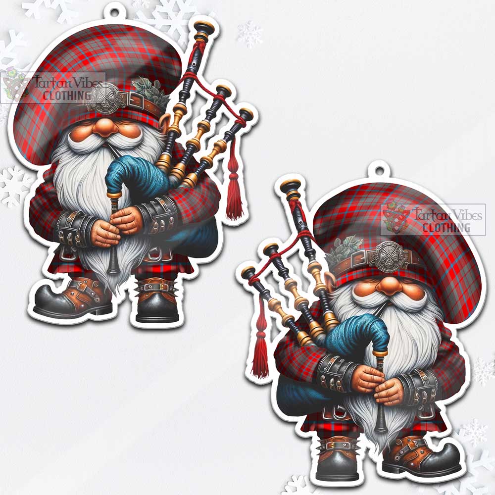 Tartan Vibes Clothing Moubray Tartan Badpiper Gnome Christmas Ornament