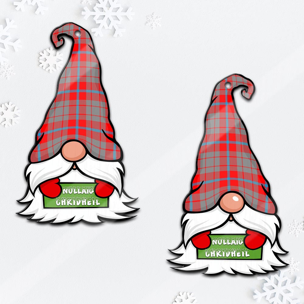 Moubray Gnome Christmas Ornament with His Tartan Christmas Hat - Tartan Vibes Clothing