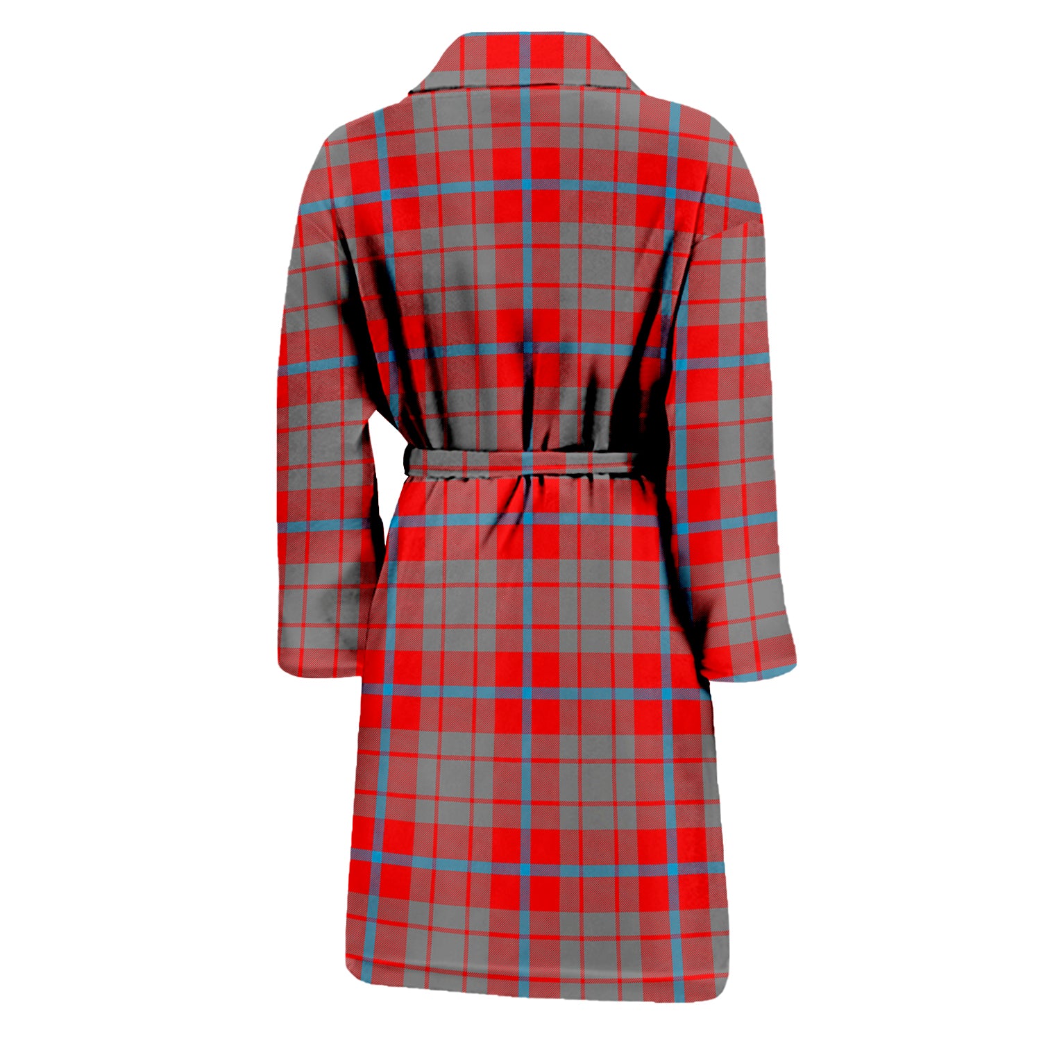 Moubray Tartan Bathrobe with Family Crest - Tartan Vibes Clothing