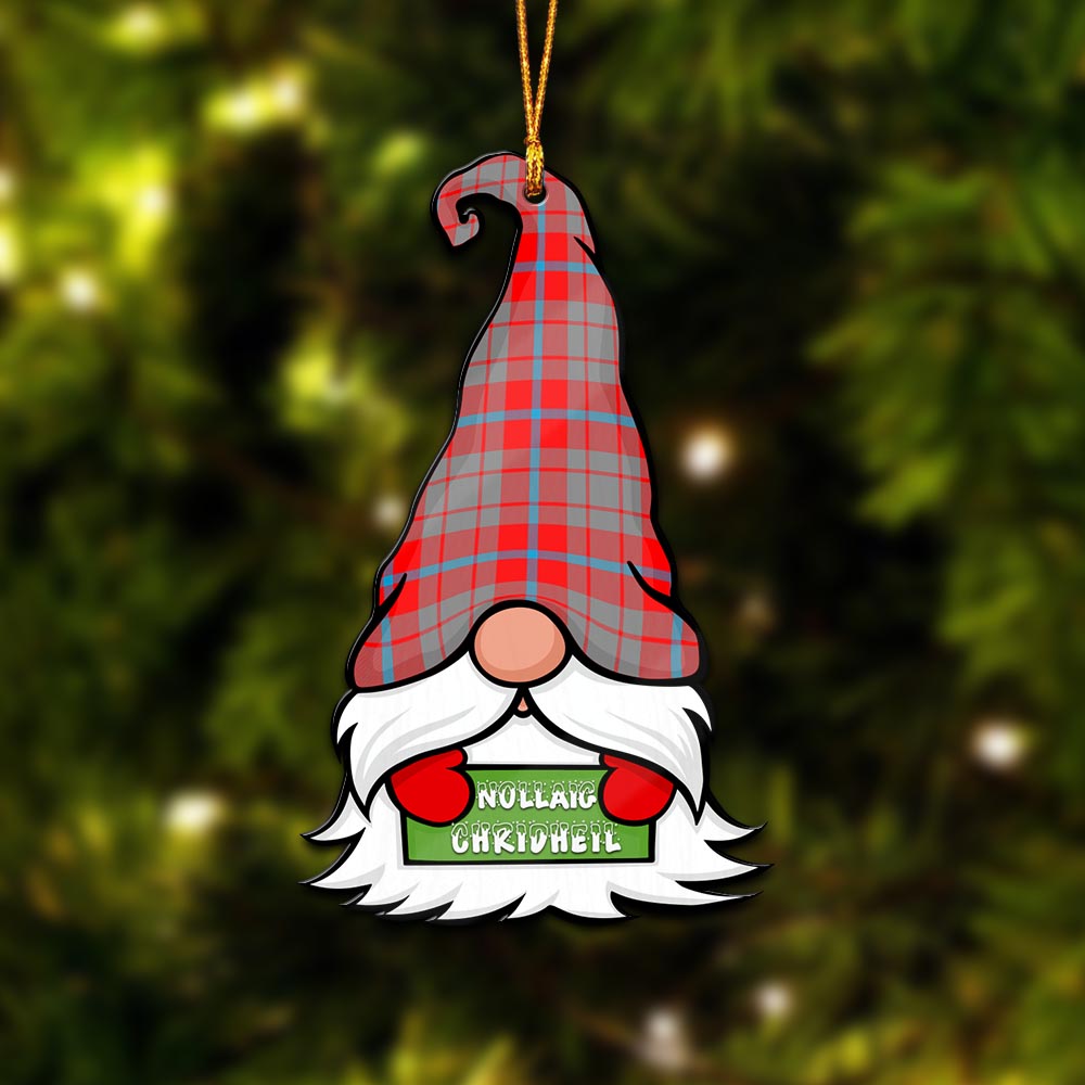 Moubray Gnome Christmas Ornament with His Tartan Christmas Hat - Tartan Vibes Clothing