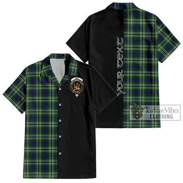 Mow Tartan Hawaiian Shirt with Family Crest and Half Of Me Style Kid - Tartan Vibes Clothing