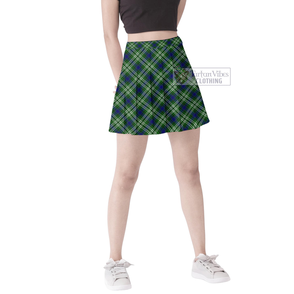 Mow Tartan Women's Plated Mini Skirt Cross Style Female - Tartan Vibes Clothing
