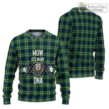 Mow Tartan Ugly Sweater with Family Crest DNA In Me Style