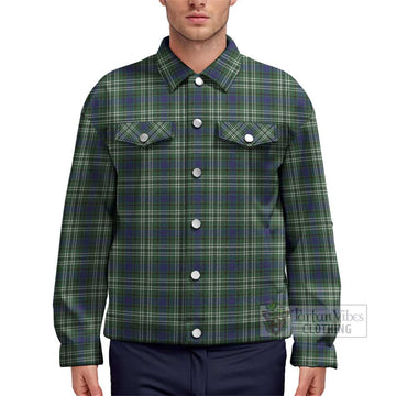 Mow Tartan Unisex Lapel Cotton Jacket Unisex - Tartan Vibes Clothing