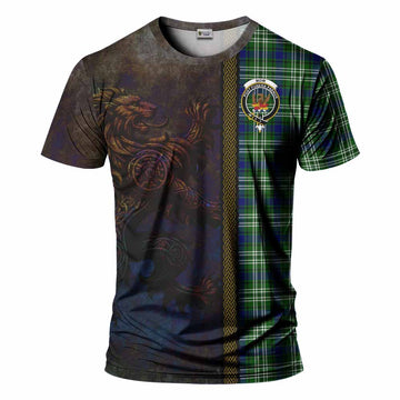 Mow Tartan Family Crest T-Shirt Alba Gu Brath Be Brave Lion Ancient Style Kid's Shirt - Tartan Vibes Clothing