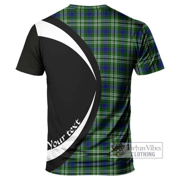 Mow Tartan T-Shirt with Family Crest Circle Style - Tartan Vibes Clothing
