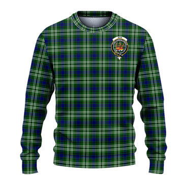 Mow Tartan Ugly Sweater with Family Crest