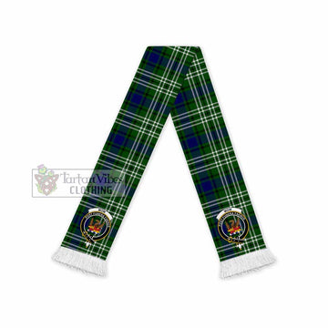 Mow Tartan Ruffneck Scarf with Family Crest - Tartan Vibes Clothing