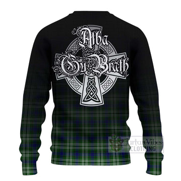 Mow Tartan Ugly Sweater Featuring Alba Gu Brath Family Crest Celtic Inspired