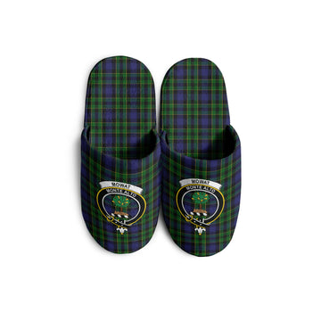 Mowat Tartan Home Slippers with Family Crest