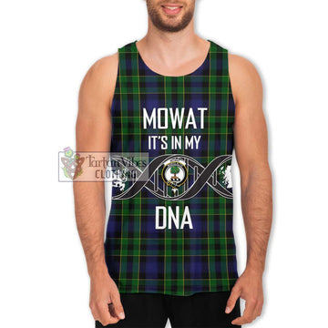 Mowat Tartan Men's Tank Top with Family Crest DNA In Me Style