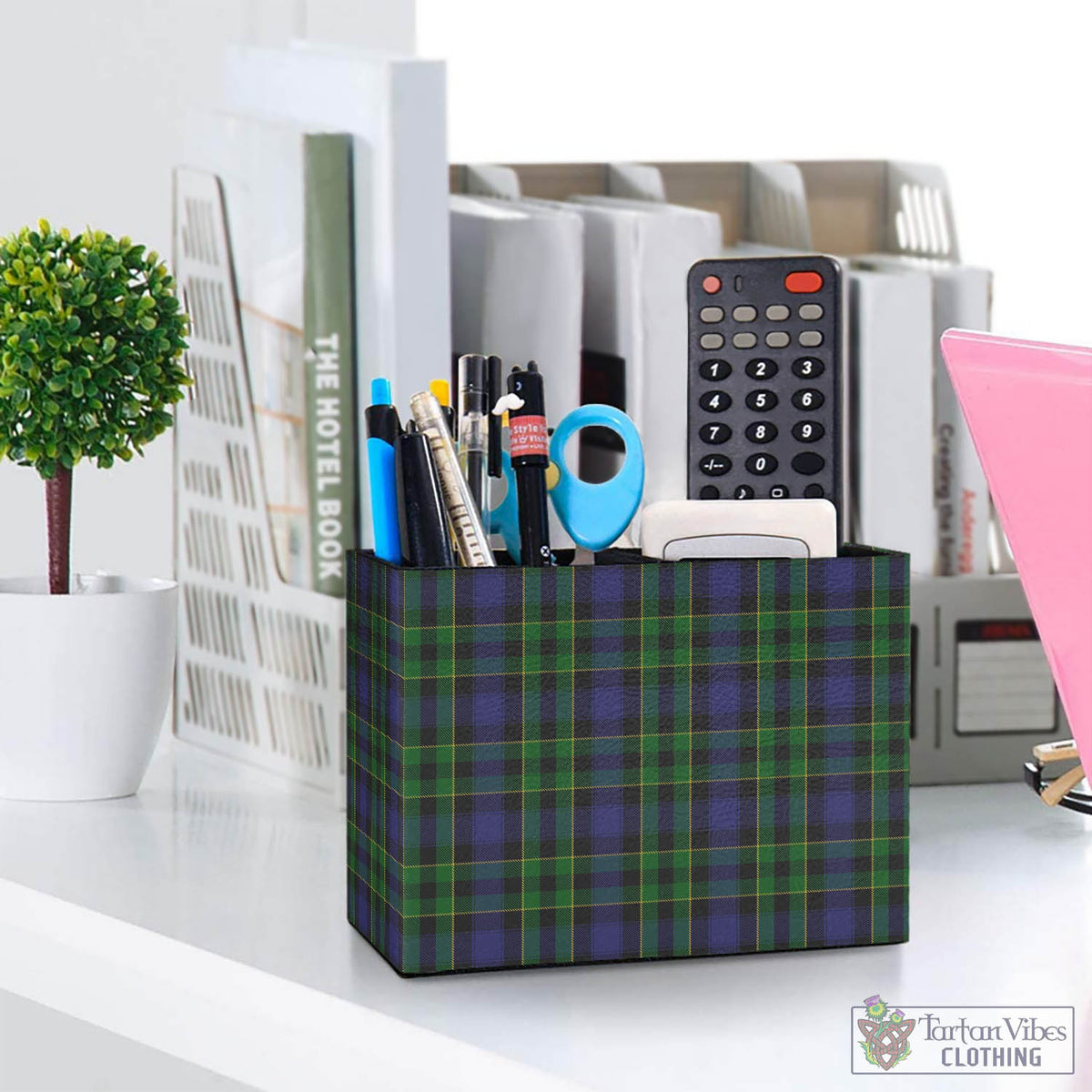 Mowat Tartan Pen Holder One Size 5.9"(L)*2.7"(W)*4.3"(H) - Tartan Vibes Clothing
