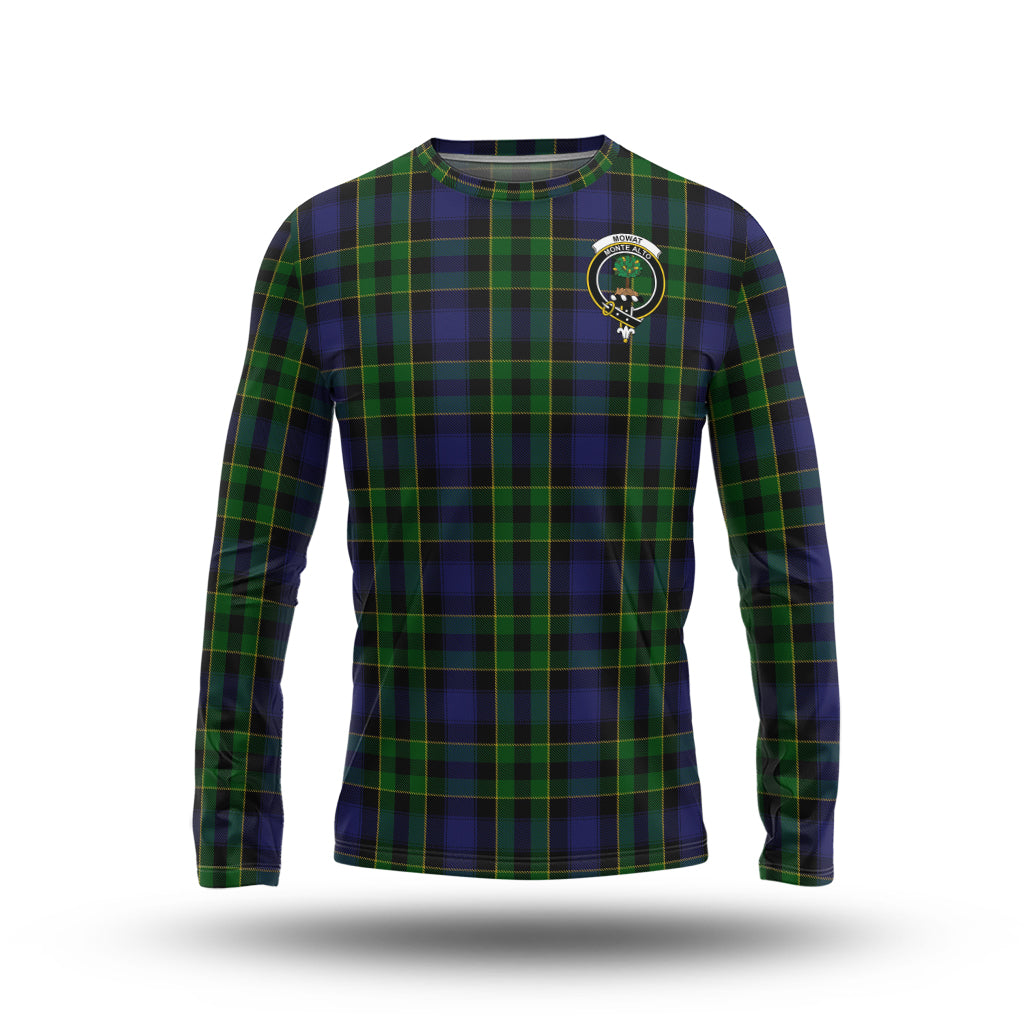 mowat-tartan-long-sleeve-t-shirt-with-family-crest