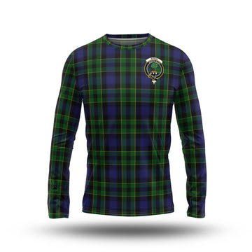 Mowat Tartan Long Sleeve T-Shirt with Family Crest