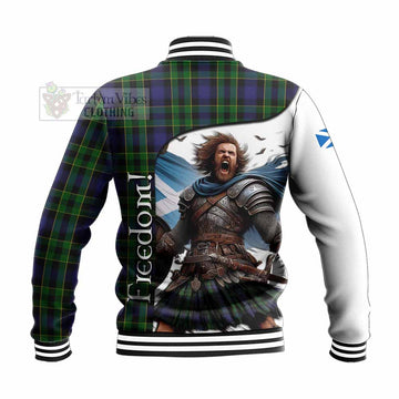 Mowat Crest Tartan Baseball Jacket Inspired by the Freedom of Scottish Warrior