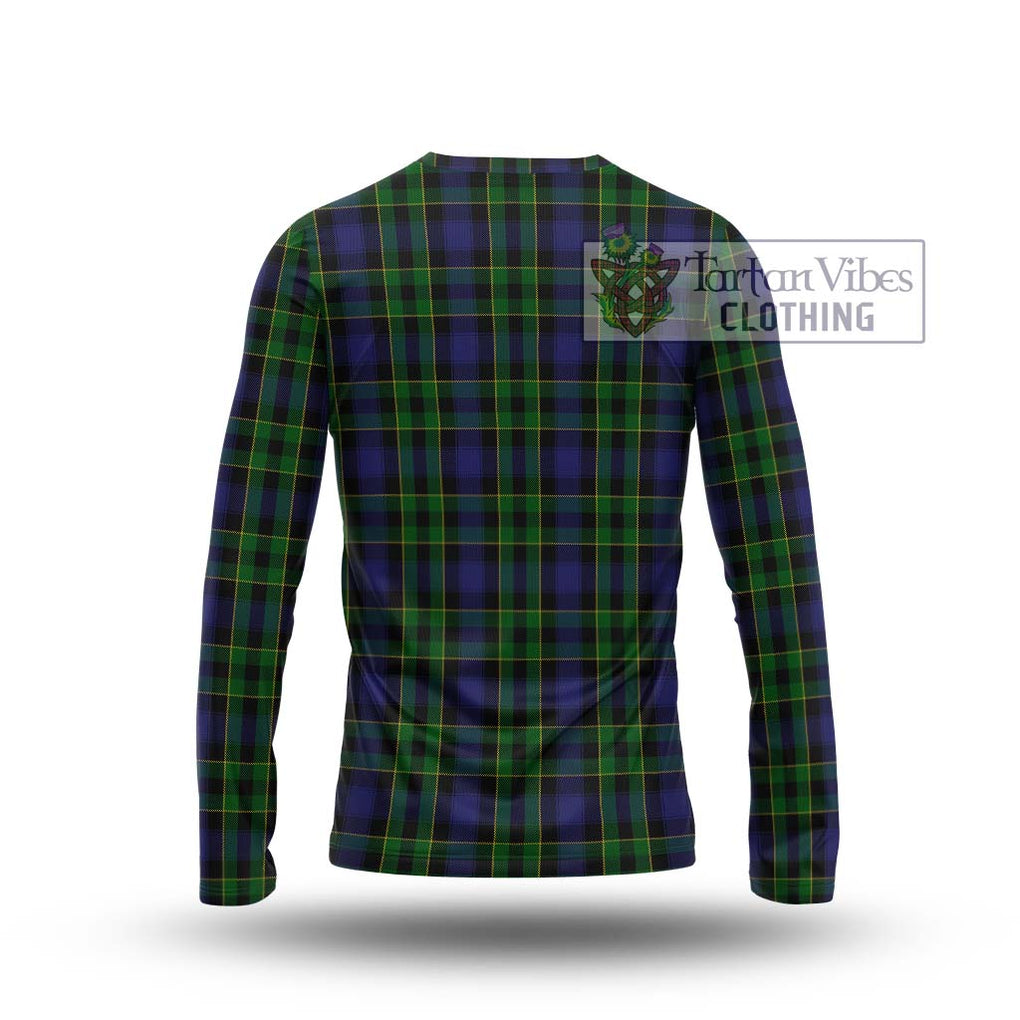 Mowat Tartan Long Sleeve T-Shirt with Family Crest DNA In Me Style - Tartanvibesclothing Shop