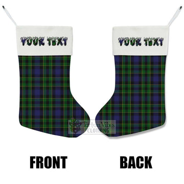 Mowat Tartan Christmas Stocking with Personalized Text