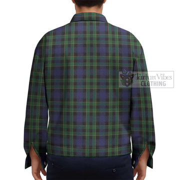 Mowat Tartan Unisex Lapel Cotton Jacket